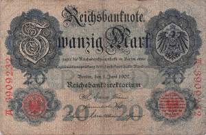 20 Mark 1907 ro.28 R/A